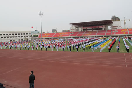 嘉定區第一屆企業運動會廣播操比賽現場(圖 2)